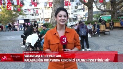 Kalabalığın ortasında kendinizi yalnız hissettiniz mi? Sokağın Sesi programında, şehir