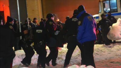 ABD'nin New York kentinin Manhattan bölgesinde Göçmenlik ve Gümrük Muhafaza