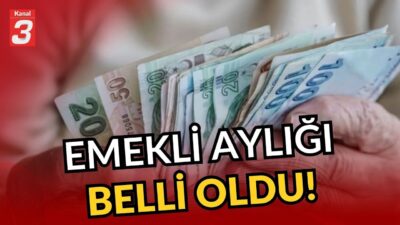 En düşük emekli aylığı belli oldu! 📶https://kanal3.com.tr/ Sosyal Medya Hesaplarımızı