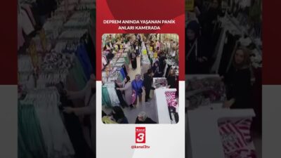 Marmara Denizi’nde Marmaraereğlisi açıklarında meydana gelen 5 büyüklüğündeki deprem paniğe