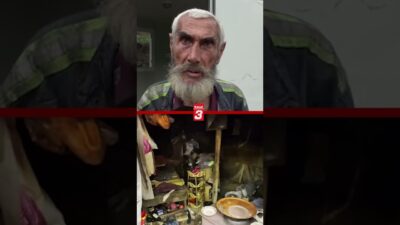 Hatay’da uzun yıllardır yalnız başına çadırda yaşayan ve ısrarlara rağmen