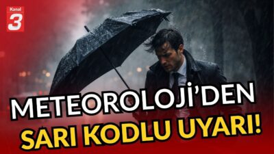 Meteoroloji’den 15 il için sarı kodlu uyarı geldi! 📶https://kanal3.com.tr/ Sosyal