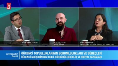 Süleyman Topcu sunumuyla Alternatif programının bugünkü konukları Akademisyen Aziz Yıldız