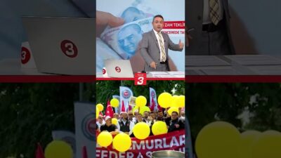 Hükümetin son zam teklifine tepki gösteren memurlar sokağa döküldü. Eylemde
