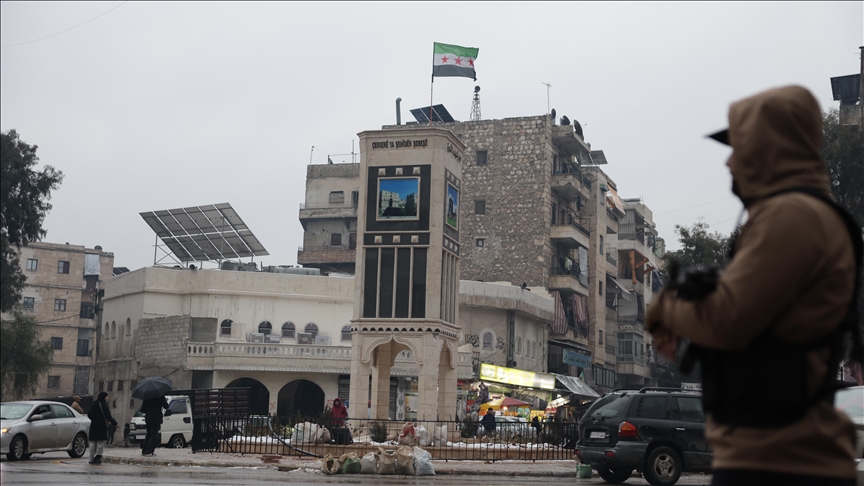 Suriye'de terör örgütü YPG işgalindeki Halep'in Aynularab (Kobani) ilçesindeki siviller,