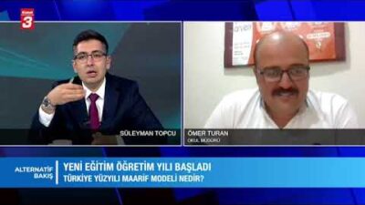 Süleyman Topcu sunumuyla Alternatif Bakış programının bugünkü konuğu Okul Müdürü