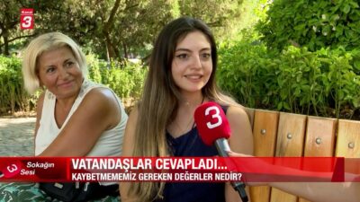 “Toplumsal olarak kaybetmememiz gereken değerler nelerdir?” Cevaplar kimi zaman düşündürdü,