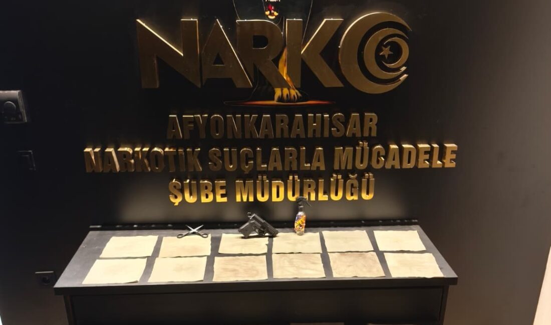 Afyonkarahisar İl Emniyet Müdürlüğü ekipleri tarafından uyuşturucu madde imalatı ve