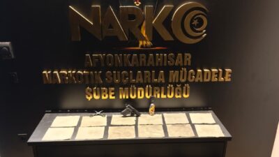 Afyonkarahisar İl Emniyet Müdürlüğü ekipleri tarafından uyuşturucu madde imalatı ve