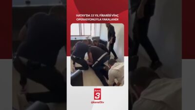 Hatay’da 15 yıl hapis cezasıyla aranan şahıs, polisler gelmesin diye