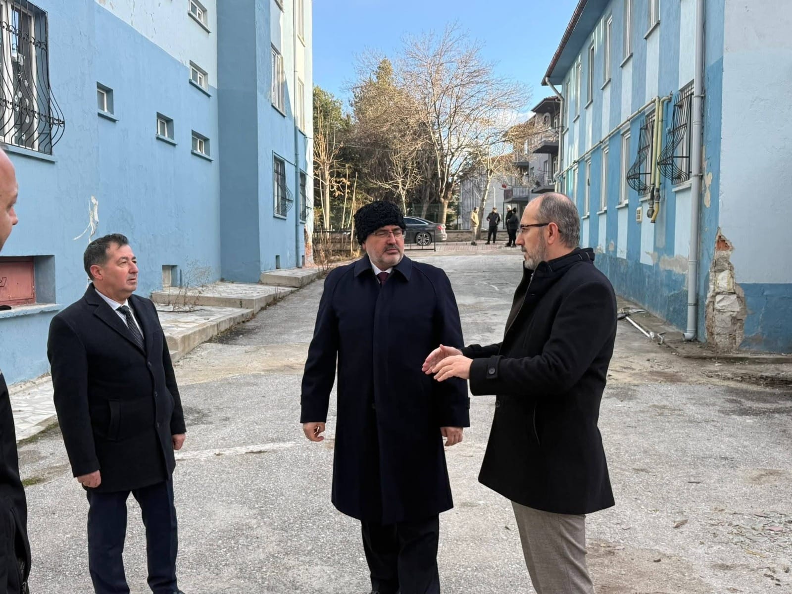 İl Sağlık Müdürü Dr. Hakkı Öztürk, Milletvekili Ali Özkaya ile