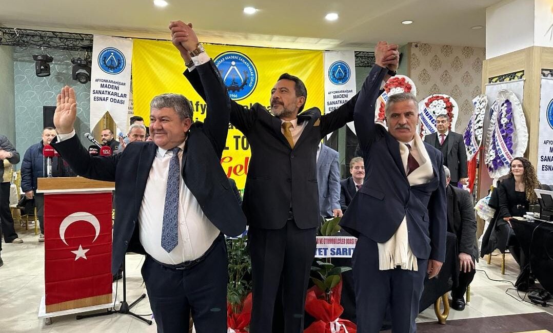 Afyonkarahisar Madeni Sanatkârlar Odası’nın gerçekleştirilen olağan seçimli genel kurulunda mevcut