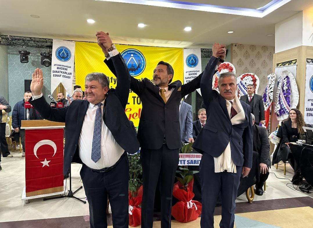 Afyonkarahisar Madeni Sanatkârlar Odası’nın gerçekleştirilen olağan seçimli genel kurulunda mevcut