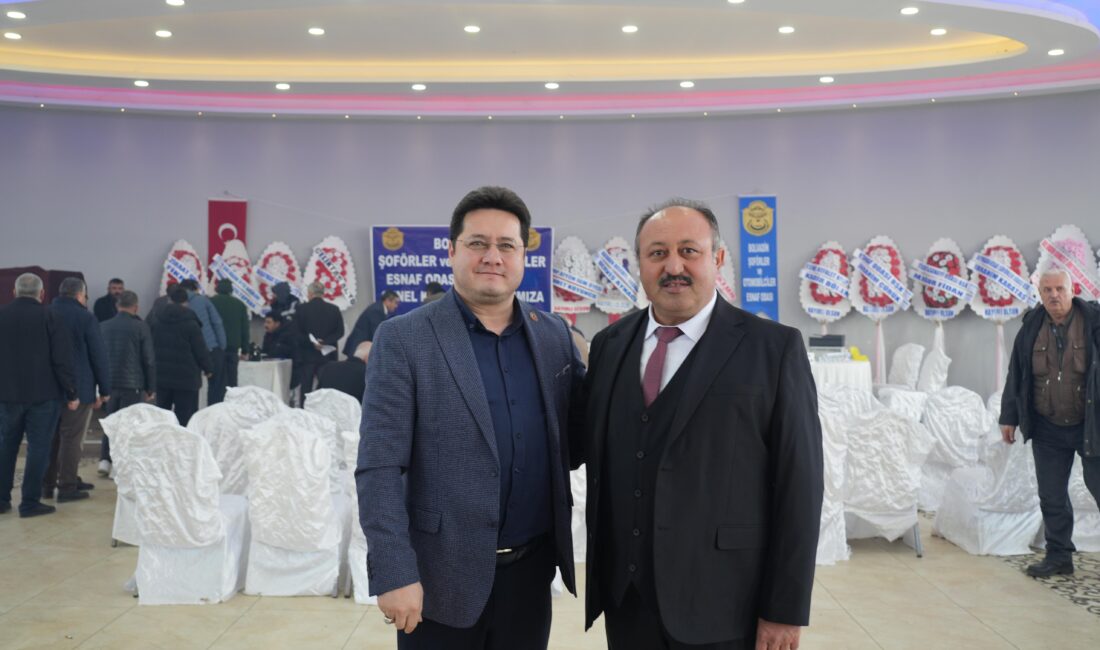 Afyonkarahisar’ın Bolvadin ilçesinde Şoförler ve Otomobilciler Esnaf Odası’nın olağan genel