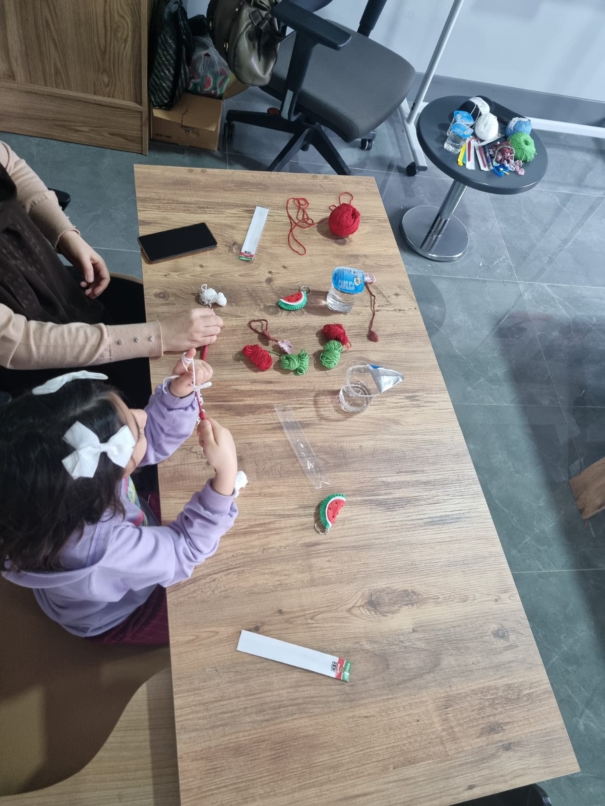 Anne-çocuk atölyeleri Afyonkarahisar’da yoğun ilgi görüyor