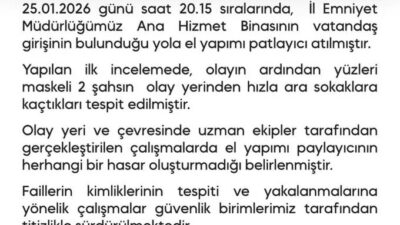Diyarbakır’da İl Emniyet Müdürlüğü Ana Hizmet Binası’na yönelik bombalı saldırı