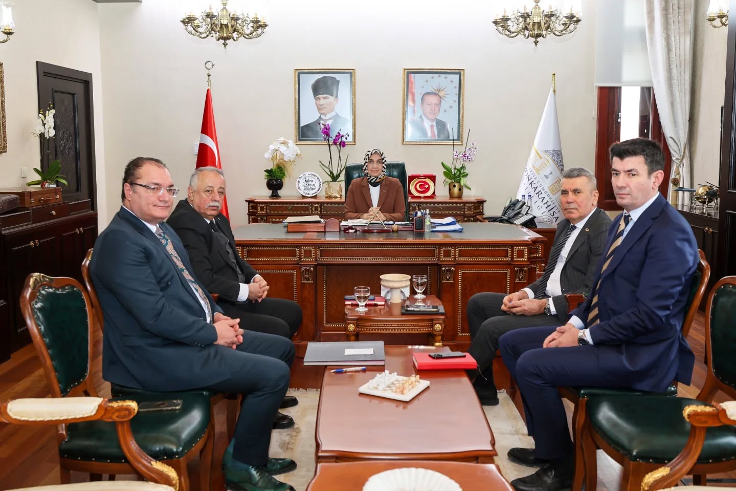 Afyonkarahisar Valisi Doç. Dr. Kübra Güran Yiğitbaşı başkanlığında, haftalık değerlendirme