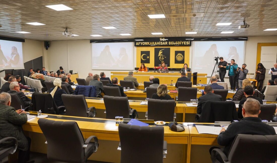 Afyonkarahisar Belediye Meclisi, 2 Şubat 2026 Pazartesi günü saat 18.00’de