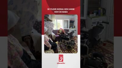 Muğla Milas’ta Behiye Burnak (88), doğuştan yüzde 90 engelli kızı