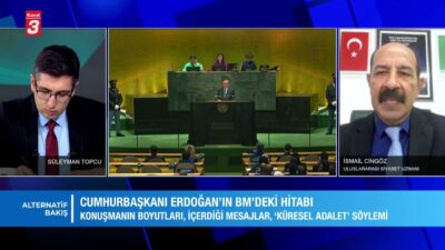 Süleyman Topcu sunumuyla Alternatif Bakış programının bugünkü konuğu Uluslararası Siyaset