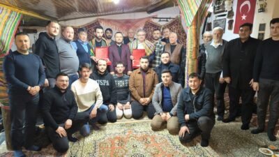 Gerçekleştirilen ziyarette, Karahisar Yörükler Derneği Başkanı Hasan Azak ve yönetim