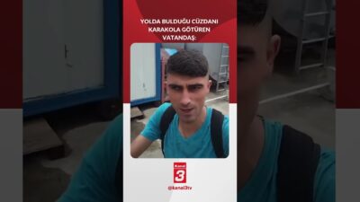 Yolda bulduğu cüzdanı karakola götüren vatandaş: “Karakola gittim, cüzdanı kaybolan