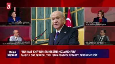 Selcen Dilek Çöygün’ün sunumuyla ekrana gelen Mega Siyaset programında, Uluslararası