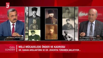 30 Ağustos Özel Gündem programında, Tarihçi Dr. Hakan Arslantürk ve