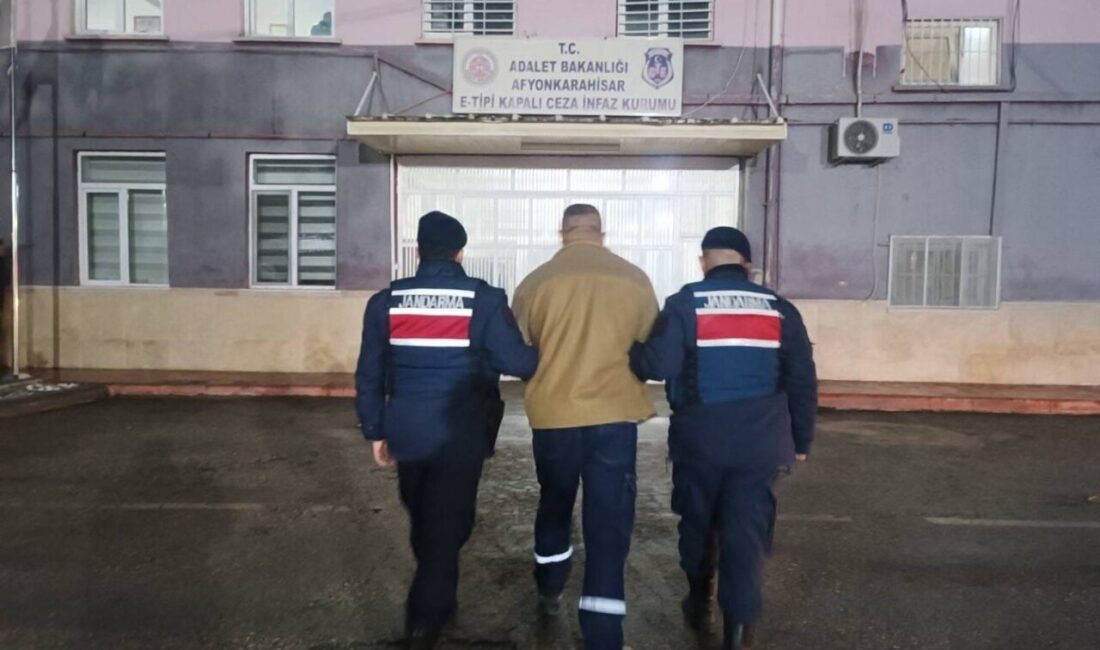 AFYONKARAHİSAR (AA) – Afyonkarahisar'ın Sandıklı ilçesinde hakkında 30 yıl kesinleşmiş