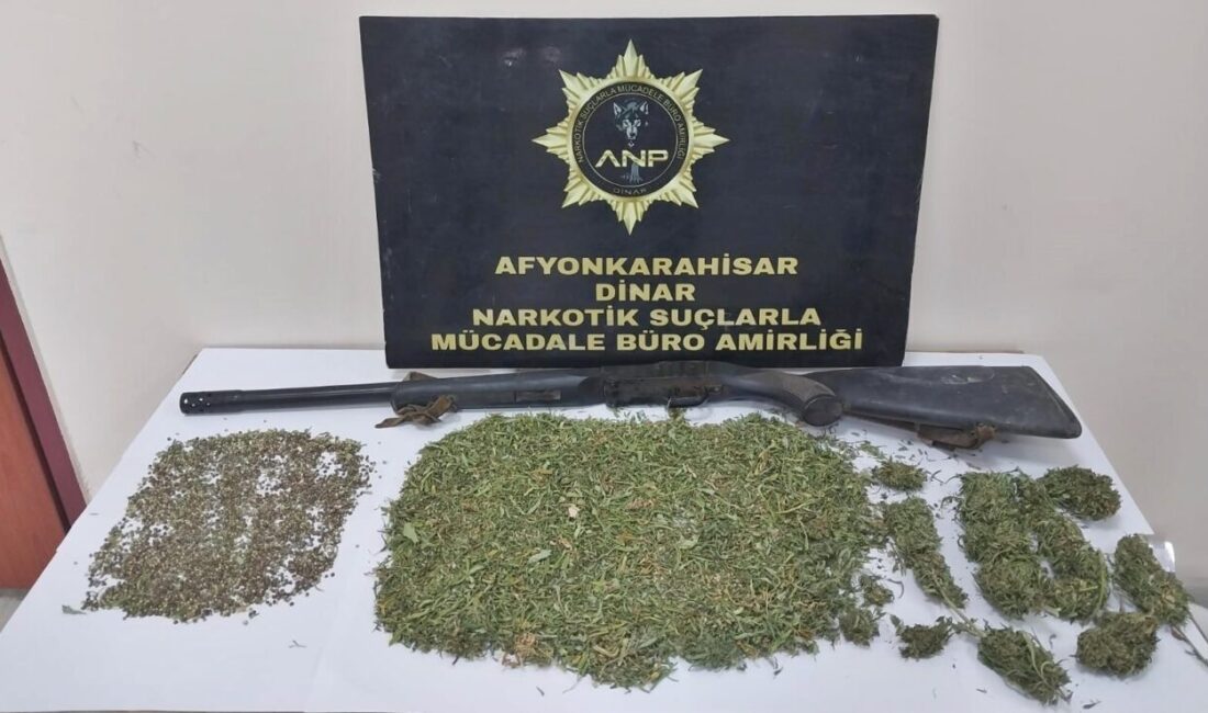 AFYONKARAHİSAR (AA) – Afyonkarahisar'ın Sandıklı ilçesinde düzenlenen uyuşturucu operasyonunda yakalanan