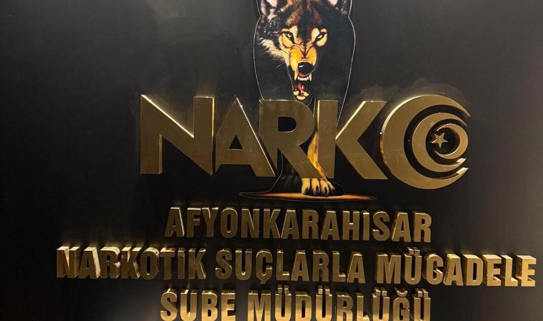 AFYONKARAHİSAR (AA) – Afyonkarahisar'da düzenlenen uyuşturucu operasyonunda gözaltına alınan şüpheli