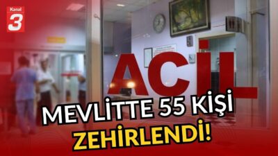 Mevlitte 55 kişi zehirlendi! 📶https://kanal3.com.tr/ Sosyal Medya Hesaplarımızı Takip Ederek