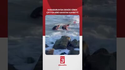 İstanbul Arnavutköy Karaburun Sahili’nde denize giren İsveç vatandaşı Meryem Elmasri