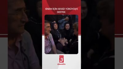 Trabzon’da boşanma aşamasındaki eşi tarafından katledilen Sinem için düzenlenen yürüyüşe