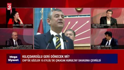 Selcen Dilek Çöygün’ün sunumuyla ekrana gelen Mega Siyaset programının bu