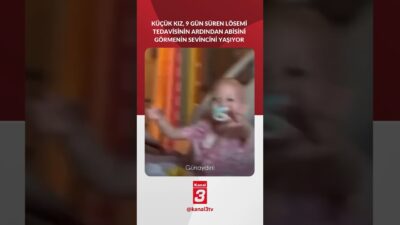 Lösemi tedavisi gören küçük kız, 9 gün süren izole edilerek
