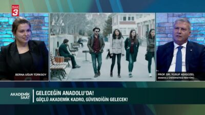 Berna Uğur Türksoy’un sunduğu Akademik Saat programının stüdyo konuğu, Anadolu