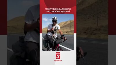 Bisikletiyle Türkiye turuna çıkan bir vatandaş, Hakkari’ye giderken otobanda bulduğu