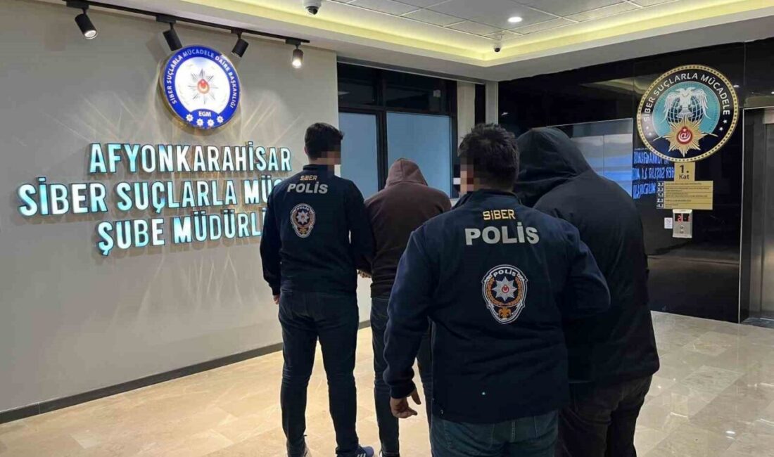 Afyonkarahisar’da kurdukları sahte internet sitesi üzerinden bir vatandaşı ev satma