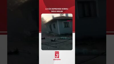 Balıkesir’in Kızılgür Mahallesi’nde meydana gelen 6.1 büyüklüğündeki depremde caminin minaresinin