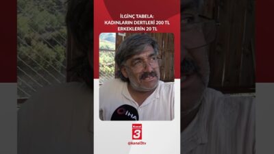 “Dert dinlenir; kadın 200 TL, erkek 20 TL” Vatandaşların yüzünü
