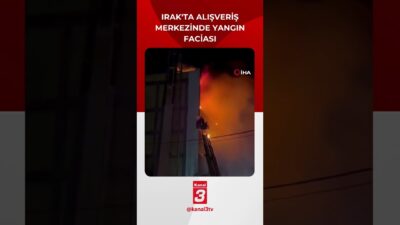 Irak’ta bir alışveriş merkezinde çıkan yangında en az 61 kişinin