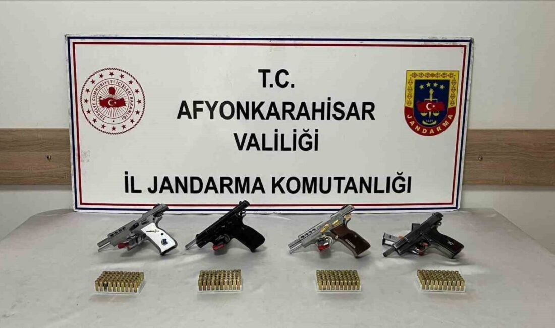 Afyonkarahisar’da jandarma ekiplerince düğünlerde havaya ateş açan şahıslara yönelik yapılan