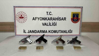 Afyonkarahisar’da jandarma ekiplerince düğünlerde havaya ateş açan şahıslara yönelik yapılan