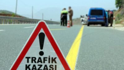 Afyonkarahisar’ın Dinar ilçesinde sürücüsünün direksiyon hakimiyetini kaybettiği otomobilin takla atması