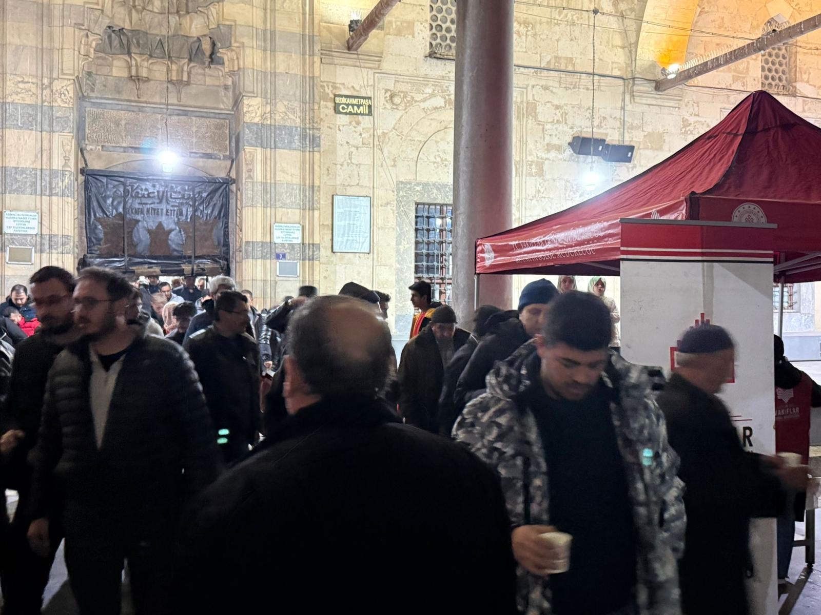 Vakıflar Genel Müdürlüğü Kütahya Bölge Müdürlüğü, Miraç Kandili dolayısıyla sorumluluk