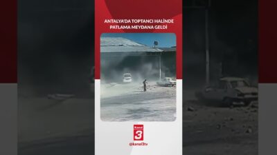 Antalya’da toptancı halinde patlama meydana geldi. İlk belirlemelere göre 4