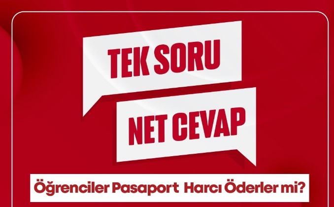 Tanyeri’nin paylaştığı bilgilendirme görselinde, Harçlar Kanunu kapsamında bazı öğrencilere verilecek