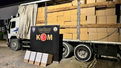 Afyonkarahisar’da şüphe üzerine durdurulan bir kamyonda 6 milyon 190 bin