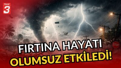 Yurtta fırtına hayatı olumsuz etkiledi! 📶https://kanal3.com.tr/ Sosyal Medya Hesaplarımızı Takip